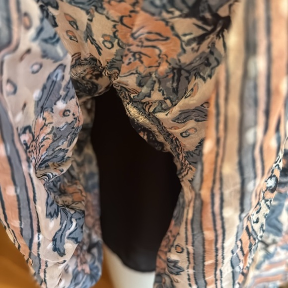 Ulla Johnson silk chiffon printed mini dress S - Picture 5 of 15